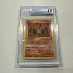 Pokemon Card 1999 Fossil Unlimited Moltres 27/62 BGS 8.5 Near Mint/Mint Regular - Image 1