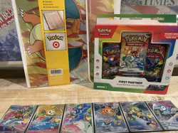 Pokemon First Partner Box/6 Promo Holo Card Lot/Target Charizard Trapperkeeper - Image 1