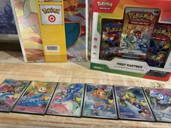 Pokemon First Partner Box/6 Promo Holo Card Lot/Target Charizard Trapperkeeper - Image 4