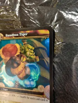 Sandbox Tiger Loot Card Gladiators Wow World Of Warcraft 1/3 Unscratched TCG Ccg - Image 3
