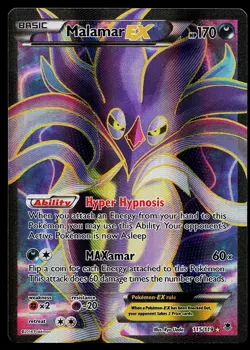 Pokemon Card - Malamar EX Phantom Forces 115/119 Rare Ultra 2014 - Image 1