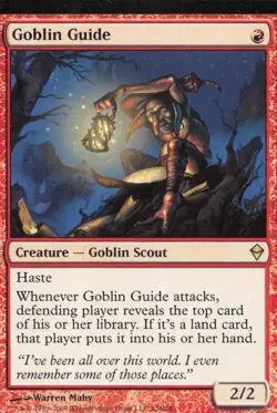 Zendikar #126 Goblin Guide - Image 1