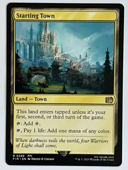 Starting Town - (Final Fantasy) - MTG - 0289 - Rare - Regular - Image 1