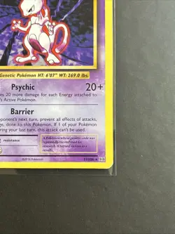 Pokemon Mewtwo TCG Evolutions Card 51/108 Rare Non Holo MP - Image 4