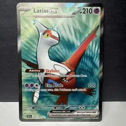 Pokemon TCG Surging Sparks Latias EX 220/191 Ultra Rare Full Art Holo Card - Image 1