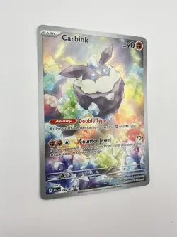 Carbink 242/217 Illustration Rare Ascended Heroes Holo Full Art NM - Image 3