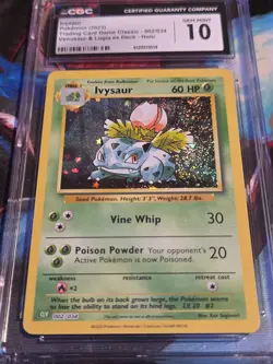 Ivysaur 002/034 Trading Card Game Classic Holo CGC Gem Mint 10 Pokemon 2023 - Image 2
