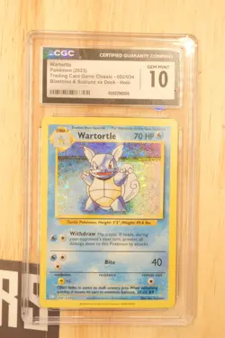 Wartortle Pokemon TCG Trading Card Game Classic 2023 002/034 Holo CGC 10 - Image 1