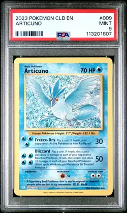 2023 Pokemon Articuno - Trading Card Game Classic - 009/034 - PSA 9 MINT - Image 2