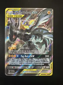 Pokemon TCG Pikachu & Zekrom GX Never Played Sleeved Near Mint - Image 2