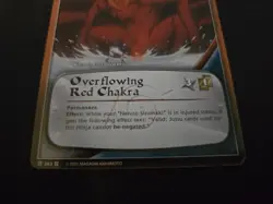 Naruto Collectible Card Game Mission Lightning Overflowing Red Chakra #363 - Image 4