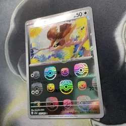 2023 Japanese Pokemon sv2a 151 016/165 Pidgey Master Ball Reverse Holo - Image 4