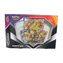 Pokemon MEOWTH VMAX Special Collection BOX AND PROMOS ONLY. OPENED! - Image 1
