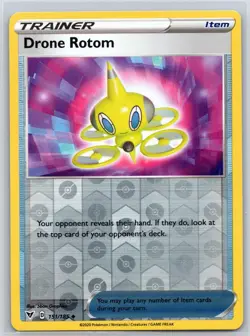 Drone Rotom 151/185 UC Vivid Voltage Reverse Holo NM Pokemon - Image 1