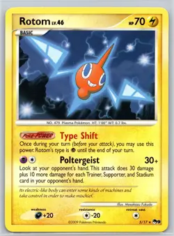 Rotom 5/17 R POP Series 9 LP Pokemon - Image 1