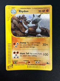 Rhydon - H27/H32 - Holo Rare Skyridge (LP) Pokemon - Image 1