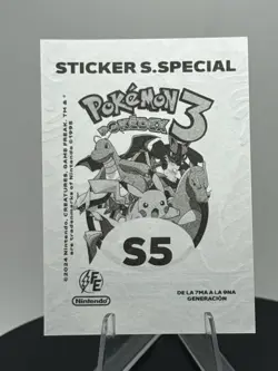 Arcanine Holo Foil 2024 Blue Pokedex Sticker Vol3 Flash Edition #S5 Peru - Image 2