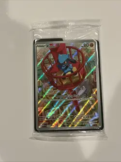 Pokemon SEALED PROMO Lot of 4 Zekrom, Alakazam, Tyrunt, Riolu Full Art Holos - Image 5