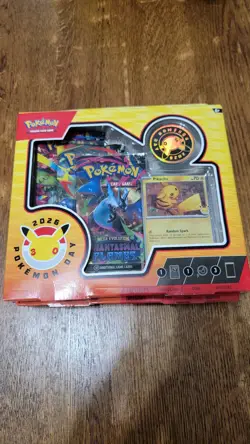 Pokemon TCG Pokemon Day 2026 Special Edition Box Pikachu Promo & Booster Packs - Image 1