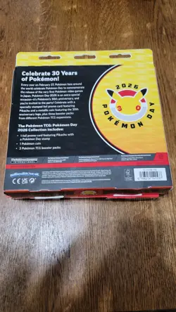 Pokemon TCG Pokemon Day 2026 Special Edition Box Pikachu Promo & Booster Packs - Image 2