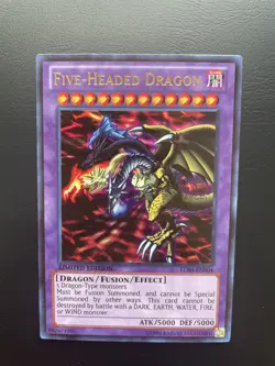 Yugioh Five-Headed Dragon LC03-EN004 Limited Edition Ultra Rare NM/LP - Image 1