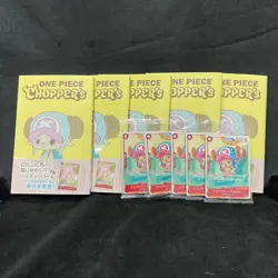 ONE PIECE CHOPPER’s 1 [with promo card] X 5 [JP] free cards sleeves set X 5 - Image 2
