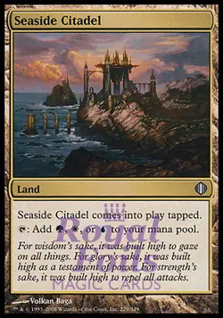 Seaside Citadel 1x FOIL ALA MTG Shards of Alara Uncommon NM+ land green white bl - Image 1