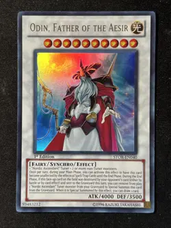 Odin Father Of The Aesir - STOR-EN040 - Ultra Rare 1st Ed NM/M Yugioh - Image 1