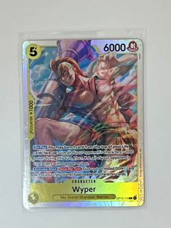 One Piece Wyper OP15-114 SR Card - Image 1