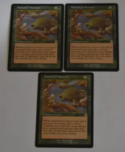 3x PATTERN OF REBIRTH Green Rare Enchant Creature Urza's Destiny MTG Card - Image 2