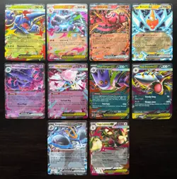 Phantasmal Flames Complete NM Set of EX Double Rare Holos (10 Cards) - Image 1