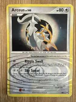 Arceus - AR5 - Pokemon Arceus Holo Card HP - Image 1