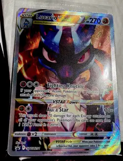 Lucario VSTAR SWSH291 SWSH: Sword & Shield Promo Cards Holo Sealed - Image 1