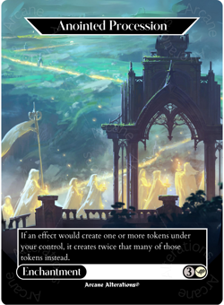 Anointed Procession - Full Art Altered Art Custom Proxy Cards - Image 1