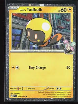 Iono's Tadbulb - (Cosmos Holo) Common Miscellaneous Cards & Products 052/159 NM - Image 1