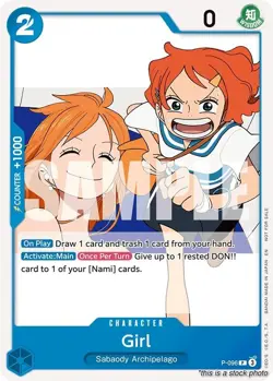 Girl (OP14 Release Event) [OP-PR - P-096] - NM TCG One Piece - Image 1