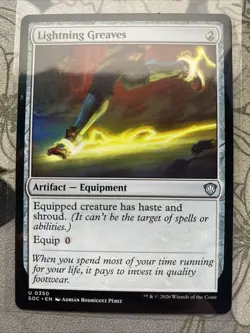 NM Lightning Greaves, MTG, Strixhaven Commander, Magic the Gathering, 350 - Image 1