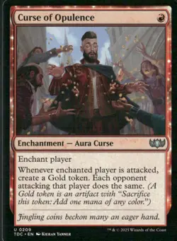 Commander: Tarkir: Dragonstorm #209 Curse of Opulence - Image 1
