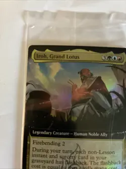 Iroh, Grand Lotus Extended Art Foil Box Lunch Promo 0002 MTG Sealed New - Image 2