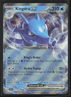 Pokemon TCG Kingdra ex 012/064 Shrouded Fable - NM - Image 1