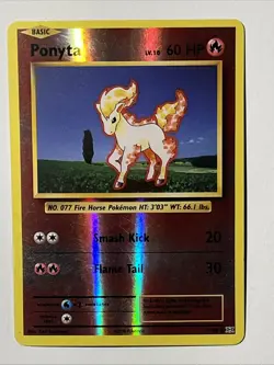 Ponyta 19/108 Reverse Holo XY Evolutions Pokemon 2016 TCG Card - Image 2