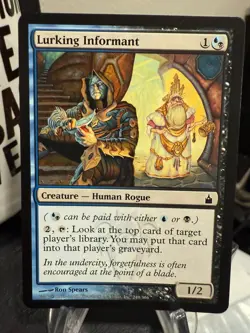 MTG Magic the Gathering Ravnica: City of Guilds Lurking Informant - Image 1