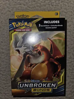 Pokemon Sun & Moon Unbroken Bonds 3 Booster Pack New Factory Wrapped Hanger Box - Image 1