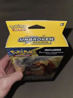 Pokemon Sun & Moon Unbroken Bonds 3 Booster Pack New Factory Wrapped Hanger Box - Image 3