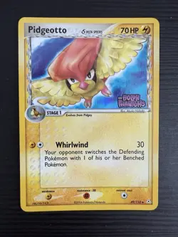 Pokemon 2006 EX Holon Phantoms Pidgeotto Delta Species 49/110 Reverse Holo LP/MP - Image 1