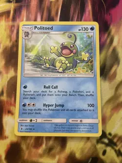 Pokemon Politoed 25/145 Sm-Guardians Rising Holo - Image 1