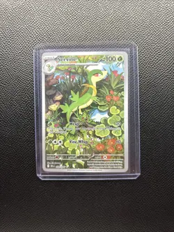 2025 Pokemon Servine 088/086 Illustration Rare Sv: Black Bolt Full Art NM/M+ - Image 1