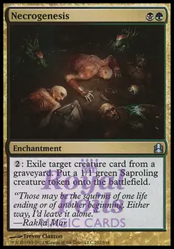 Necrogenesis 1x FOIL ALA MTG Shards of Alara Uncommon MINT black green - Image 1