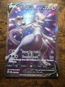 The Pokemon Company Mewtwo V SWSH229 Sword & Shield Promo Holo 220 HP - Image 1