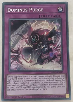YUGIOH - MP25-EN095 Dominus Purge - Prismatic Secret Rare 1st Edition - Image 1